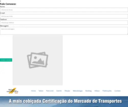 Topdotransporte.com.br(Top do Transporte) Screenshot