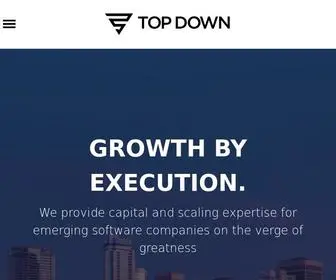 Topdown.ca(Top Down Ventures) Screenshot