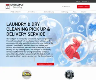 Topdrawerlaundry.com(Home Pickup & Delivery laundry service company) Screenshot
