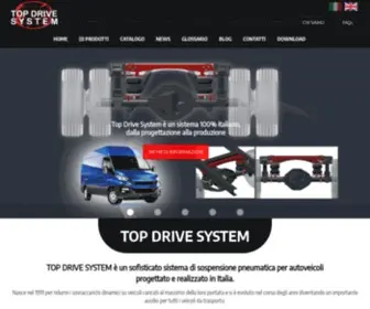 Topdrivesystem.it(TOP DRIVE SYSTEM sistema di sospensione pneumatica) Screenshot