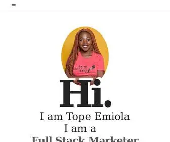 Tope.marketing(Tope Emiola) Screenshot