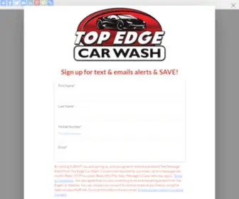 Topedgecarwashes.com(Tope Edge Car Wash) Screenshot