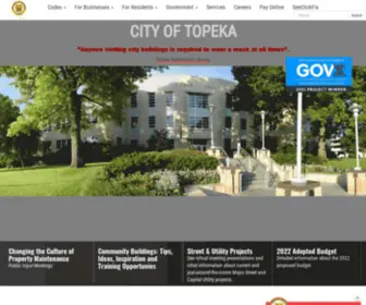 Topeka.org(City of topeka) Screenshot