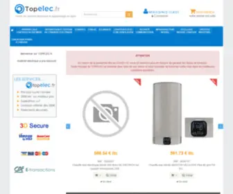 Topelec.fr(Matériel électrique) Screenshot