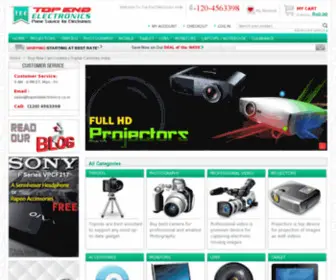 Topendelectronics.co.in(Home Page In) Screenshot