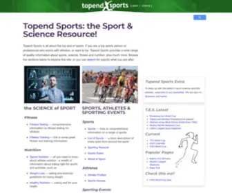 Topendsports.com(Topend Sports) Screenshot