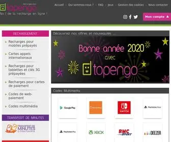 Topengo.fr(Recharge mobile) Screenshot