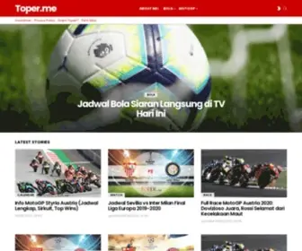 Toper.me(Portal Berita Bola dan Motogp Online Indonesia) Screenshot