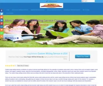 Topessaywriting.com(Legitimate Research Paper Writing Service) Screenshot