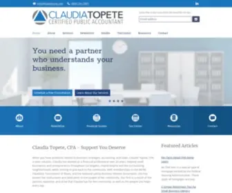 TopetecPa.com(Claremont, CA Accounting Firm) Screenshot