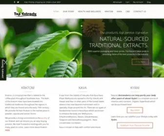 Topextracts.com(Buy Kratom Extract Online from the Best Kratom Vendor) Screenshot