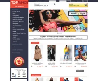 Topfashion.hu(TOPFASHION ruha webáruház) Screenshot