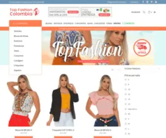 Topfashioncolombia.com(Vestidos, Blusas, Enterizos) Screenshot