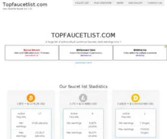 Topfaucetlist.com(Top Faucet List) Screenshot