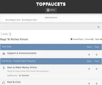 Topfaucets.us(Rags To Riches Forum) Screenshot