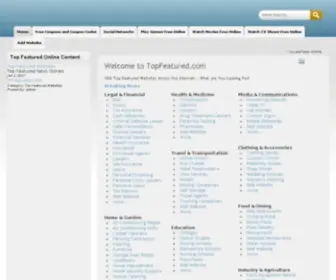 Topfeatured.com(Top Featured From Around the Web) Screenshot