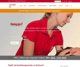 Topfit-Fysiotherapie.nl(Topfit Fysiotherapie) Screenshot