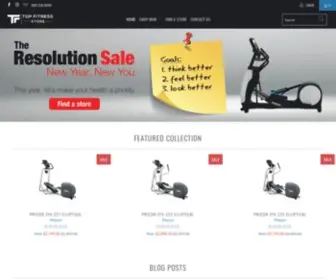 TopfitnessStore.com(Buy Exercise Equipment) Screenshot