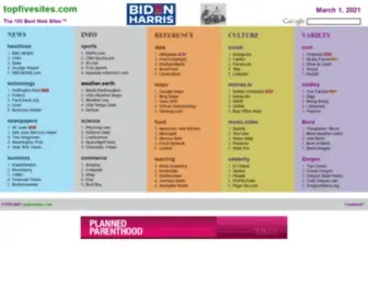 Topfivesites.com(Top web sites) Screenshot