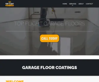 Topflightgaragefloors.com(Garage Floor Coatings) Screenshot