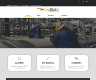 Topflightms.com(Mechanical Services) Screenshot