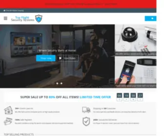 Topflightsecuritysystems.com(Shop home security systems and smart home devices at Top Flight Security Systems) Screenshot
