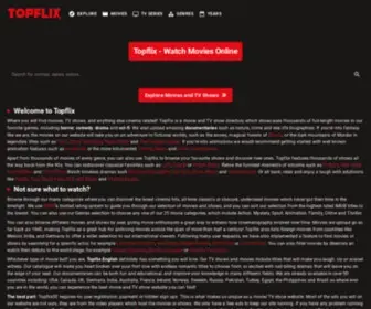 Topflix.se(7 Best Websites to Watch Movies & TV Shows Free inTechInfoSite) Screenshot