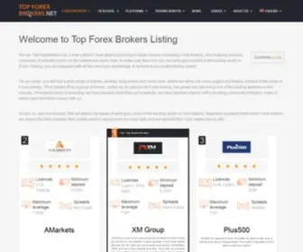 Topforexbrokers.net(Top Forex Brokers) Screenshot