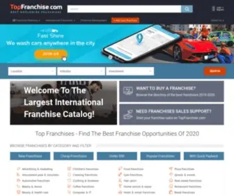 Topfranchise.com(The Best Franchise Opportunities for Sale on) Screenshot