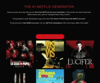 Topfreeaccount.com(BEST FREE NETFLIX ACCOUNT GENERATOR IN ARABIA SAUDITA) Screenshot