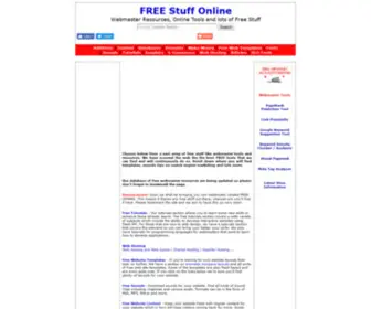 Topfreestuff.co.uk(Free Webmaster Resources & Webmaster Tools) Screenshot