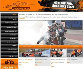 Topfueldragbike.co.nz(Stud Racing Ltd) Screenshot