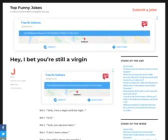 Topfunnyjokes.net(Top Funny Jokes) Screenshot