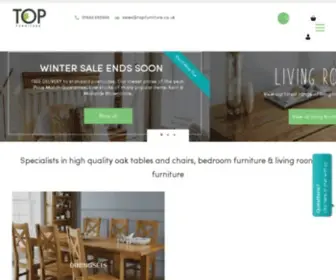 Topfurniture.co.uk(Oak Furniture) Screenshot