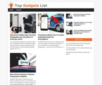 Topgadgetslist.com(Top Gadgets List) Screenshot