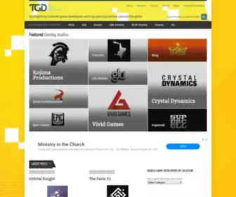 Topgamedevelopers.com(Best Gaming Studios Profiles by Region) Screenshot