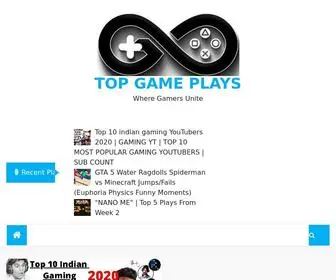 Topgameplays.com(Where Gamers Unite) Screenshot