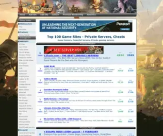 Topgamesites.net(Top 100 Game Sites) Screenshot