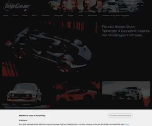 Topgearitalia.com(Top Gear Italia) Screenshot