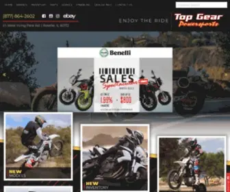 Topgearpowersports.com(Motorcycle & Scooter Shop) Screenshot