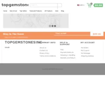 Topgemstonesinc.com(Yiwu Yaye Art & Crafts Ltd) Screenshot