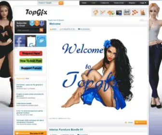 Topgfx.com(Daz3d Renderosity Poser 3D Stuff Free Download) Screenshot