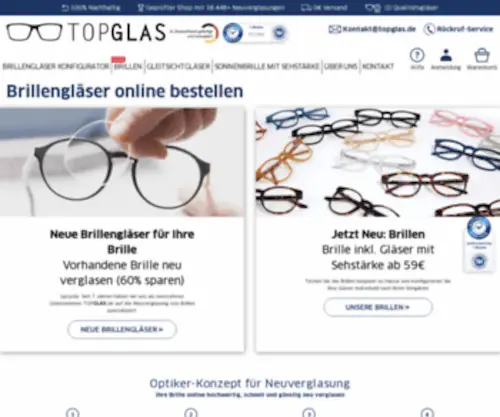 Topglas.de(Topglas) Screenshot