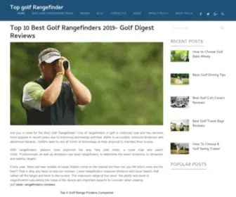 Topgolfrangefinders.com(The rangefinders help you to know precisely the distance your target) Screenshot