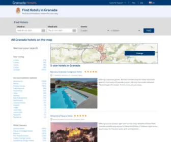 Topgranadahotels.net(Granada hotels) Screenshot