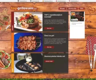 Topgrilovani.cz(Grilování) Screenshot