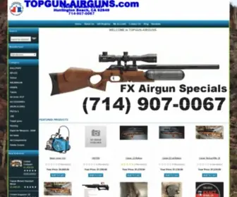 Topgun-Airguns.com(The Countries Top) Screenshot