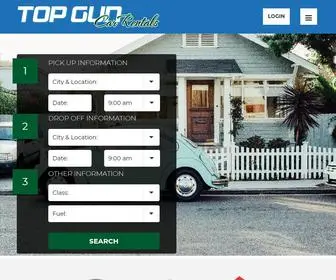 Topguncarrentals.com(Top Gun Car Rentals) Screenshot