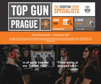 Topgunprague.com(The shooting event specialists) Screenshot