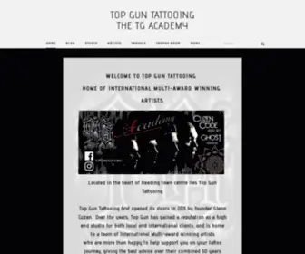 Topguntattoo.co.uk(TOP GUN TATTOOING THE TG ACADEMY) Screenshot